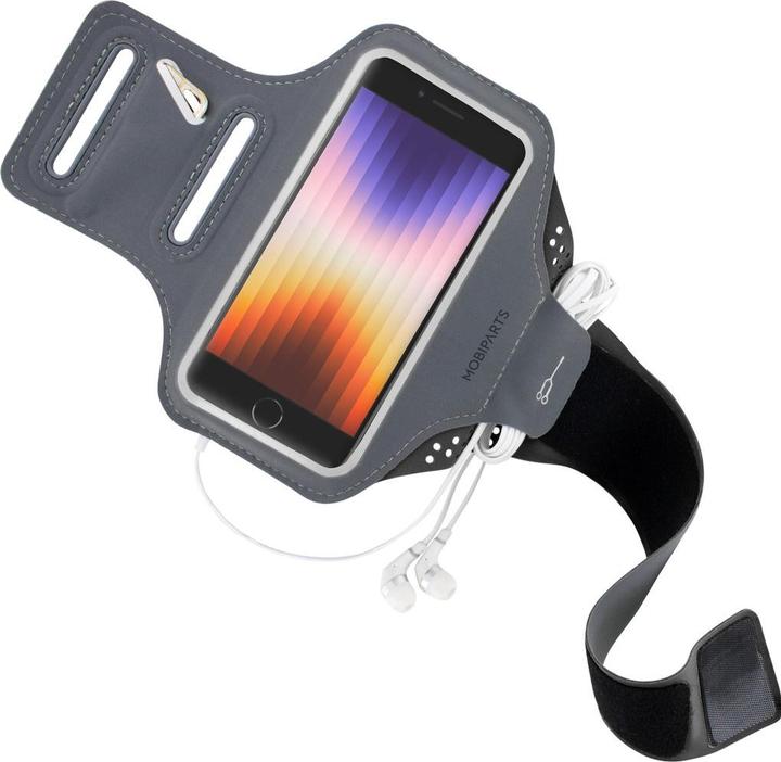 Actual product image Mobiparts Comfort Fit Sport Armband Apple iPhone 6/6S/7/8/SE (2020/2022) Black