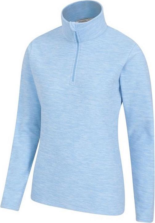 Actual product image Mountain Warehouse Womens/Ladies Snowdon Melange Fleece Top (44 D)