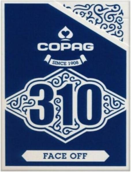 Actual product image ASS Altenburg 22541012 - COPAG 310 playing cards - Face off Slimline, Blue, 18 years and older (Italian)