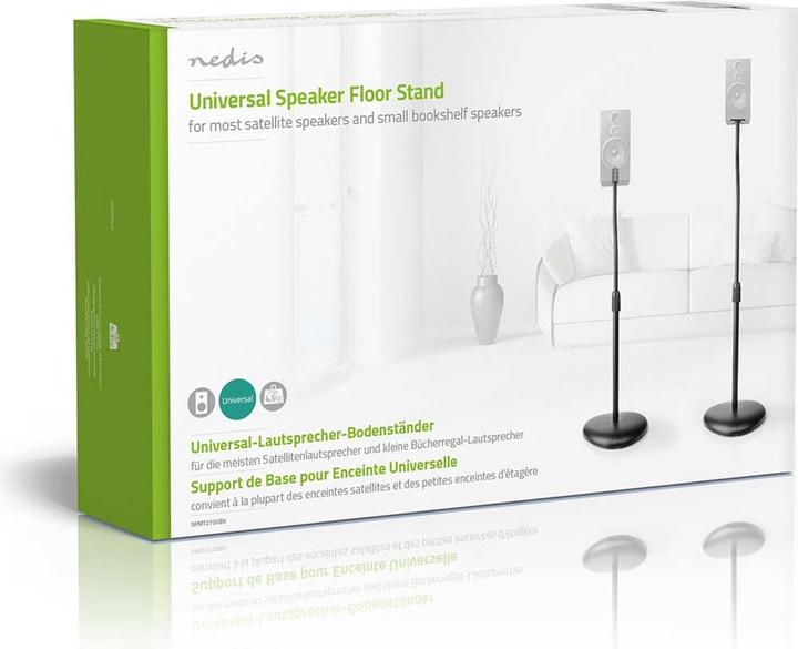 Produktbild Nedis SPMT2750BK (1 Paar, Ständer, Höhenverstellbar)
