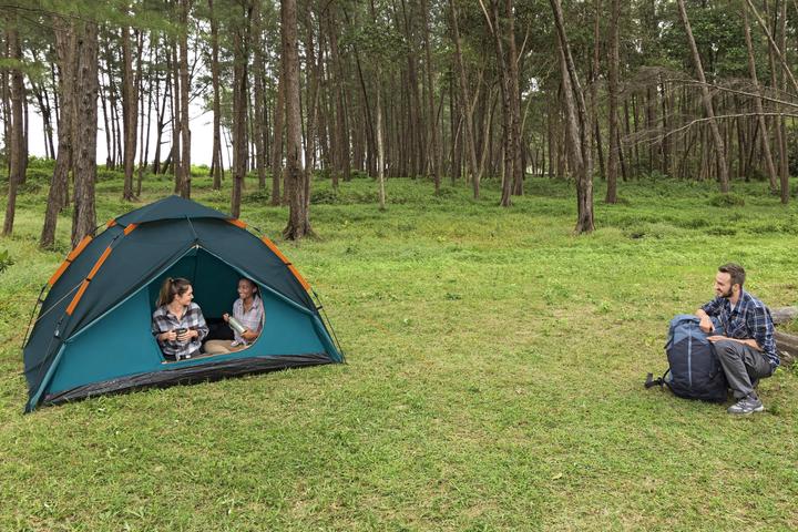 Actual product image Bestway Tent Polyester 2 Entrances 2 Exits 70/210/70x240x138 cm Camping 68142 (Dome tent, 4.81 kg, 4 persons)