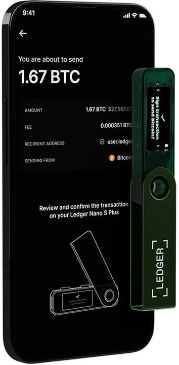 Produktbild Ledger Nano S Plus (Ethereum Classic, Bitcoin, Dash, Dogecoin, Litecoin, Weitere)