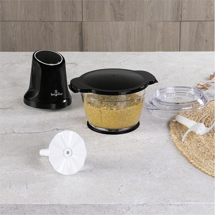 Actual product image BerlingerHaus Haus Zerkleinerer 1 Liter Black Silver Collection (1000 ml, 500 W)