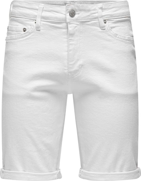 Only & Sons Onsply White 9297 Azg Dnm Shorts Noos
