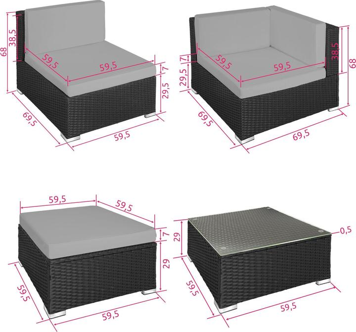 Actual product image tectake Venedig