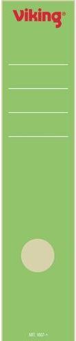 Actual product image Viking File spine labels green 10 pieces of paper