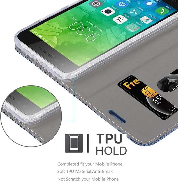 Produktbild Cadorabo Book Jeans Optik Cover (Lenovo C2)