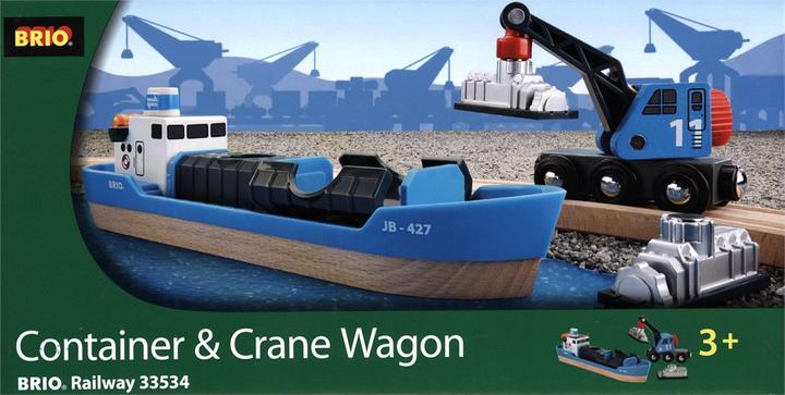 Immagine prodotto Brio Nave portacontainer con autogru