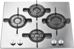 Produktbild Hotpoint FTGHL 641 D/IX/HA Edelstahl-Einbaukochfeld 60 cm Gas 4 Flamme(n)