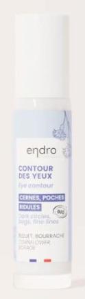 Actual product image Endro Cosmétiques eye contour natural anti-ageing jar 10 ml (Roll-on, 10 ml, Day + Night)