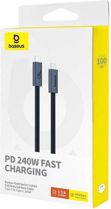 Produktbild Baseus USB C – USB C (1 m, USB 4.0)