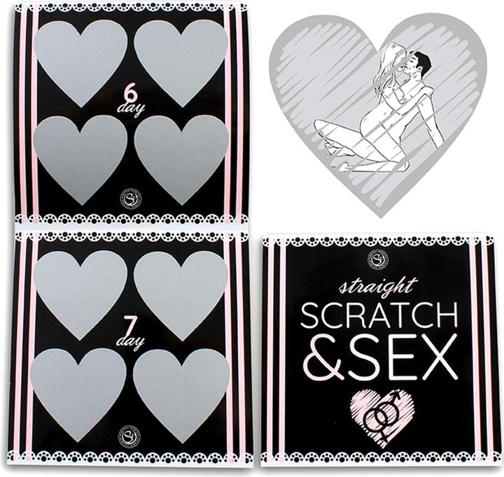 Secret play Scratch & Sex Straight (Deck of cards, English, Spanish, French, Portuguese, German)