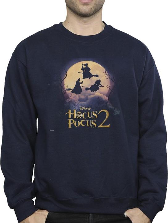 Actual product image Disney Mens Hocus Pocus Witches Flying Sweatshirt (XL)