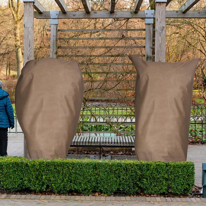 Actual product image Relaxdays 3x winter protection cover