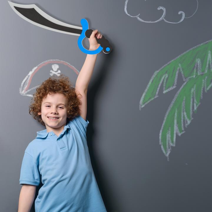 Actual product image Relaxdays Foam Pirate Sword, Set of 4