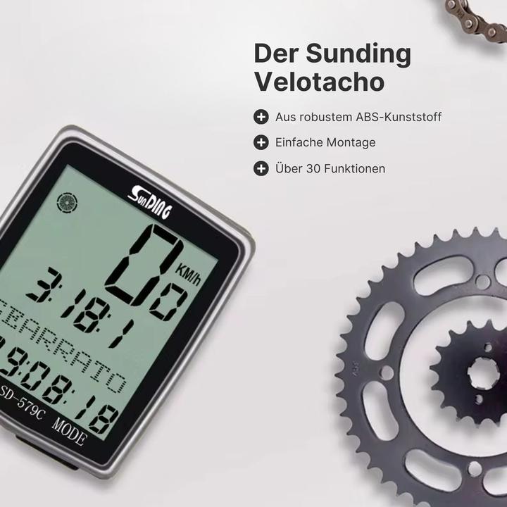 Actual product image Hermex Sunding bike speedometer bike speedometer bike computer bike computer bike computer