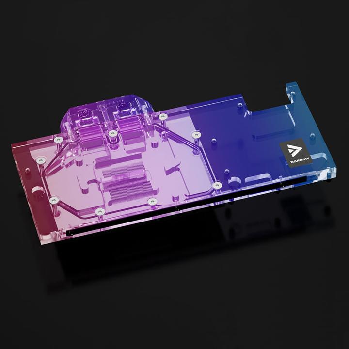 Produktbild Barrow LRC2.0 full coverage GPU Water Block for AMD 6900XT Aurora RGB - Acryl