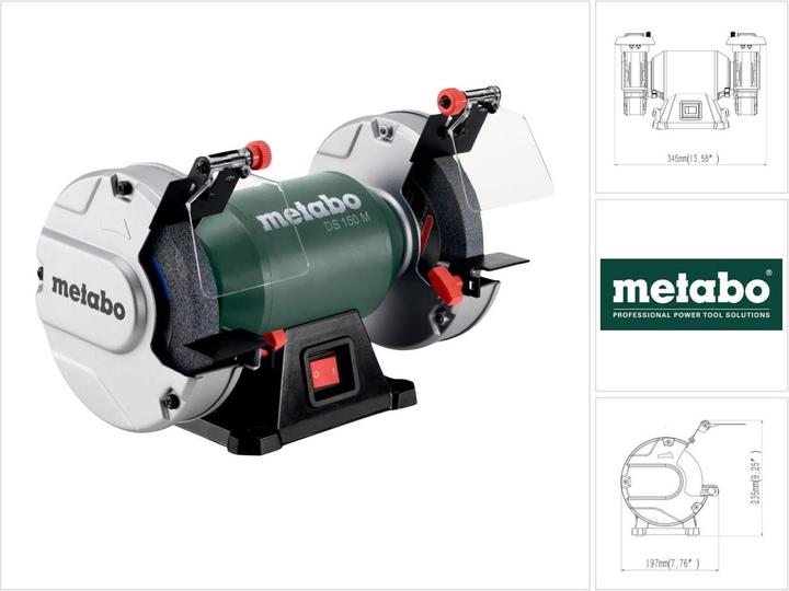 Actual product image Metabo DS 150 M (Bench grinder, 260 W)