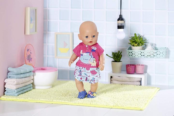 Actual product image Zapf Creation BABY born pyjamas short & clogs 43cm