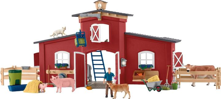 Actual product image Schleich Barn with animals and accessories