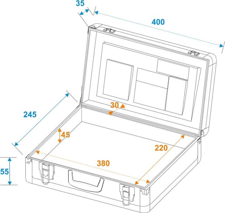 Actual product image Roadinger Laptop case MB-13