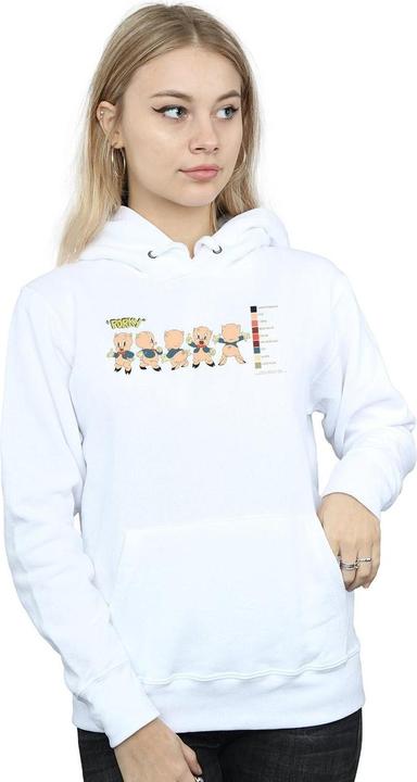 Image du produit Looney Tunes - Sweat à capuche PORKY PIG COLOUR CODE - Femme (M)