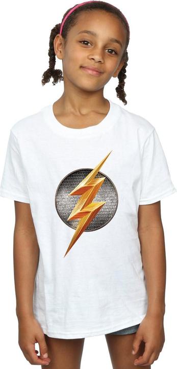 Image du produit - T-shirt JUSTICE LEAGUE MOVIE FLASH EMBLEM - Fille (140, 146)
