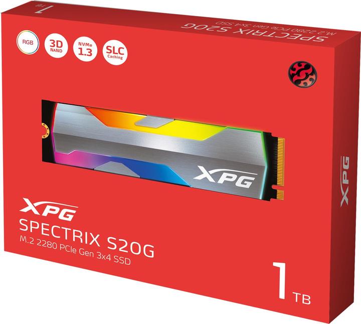 Immagine prodotto Adata XPG Spectrix S20G RGB (1000 GB, M.2 2280)