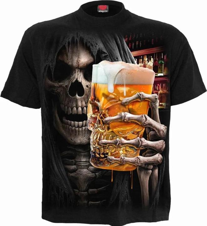 Actual product image Spiral Unisex Adult Live Loud T-Shirt (4XL)