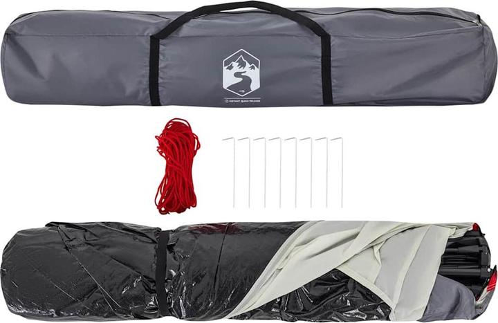 Produktbild VidaXL Strandzelt 4 Personen Quick Release Wasserdicht (Strandzelt + Strandmuschel, 5.80 kg, 4 Personen)