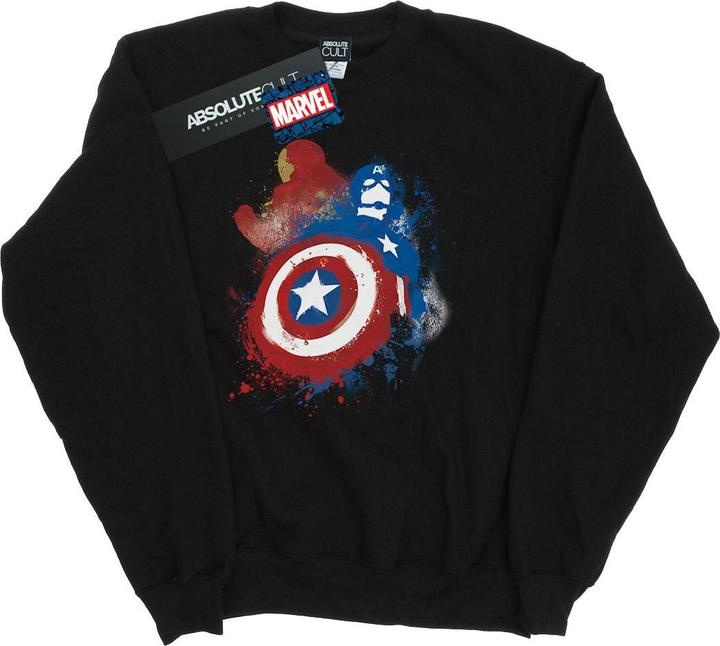 Produktbild Captain America Civil War Painted Vs Iron Man Sweatshirt Jungen (152, 158)