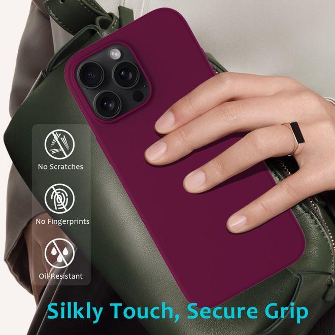 Actual product image MU Classic Liquid Silicone Series (Apple iPhone 16 Pro Max)