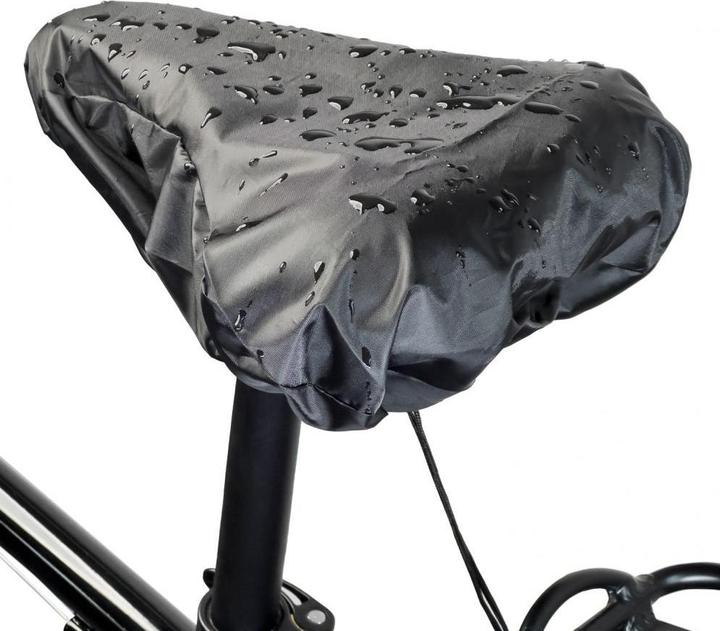 Actual product image Hurtel Waterproof saddle cover - black