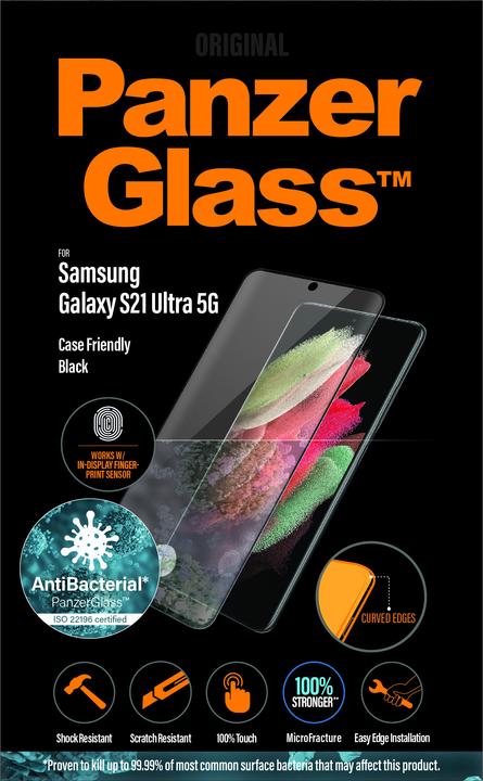 Actual product image PanzerGlass CaseFriendly Fingerprint (1 Piece, Samsung Galaxy S21 Ultra 5G)