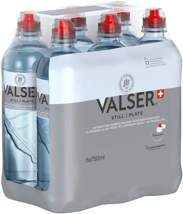 Produktbild Valser Still Sportscap (6 x 75 cl)