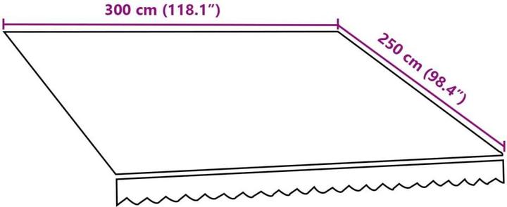 Produktbild VidaXL Lybed (300 x 250 cm)