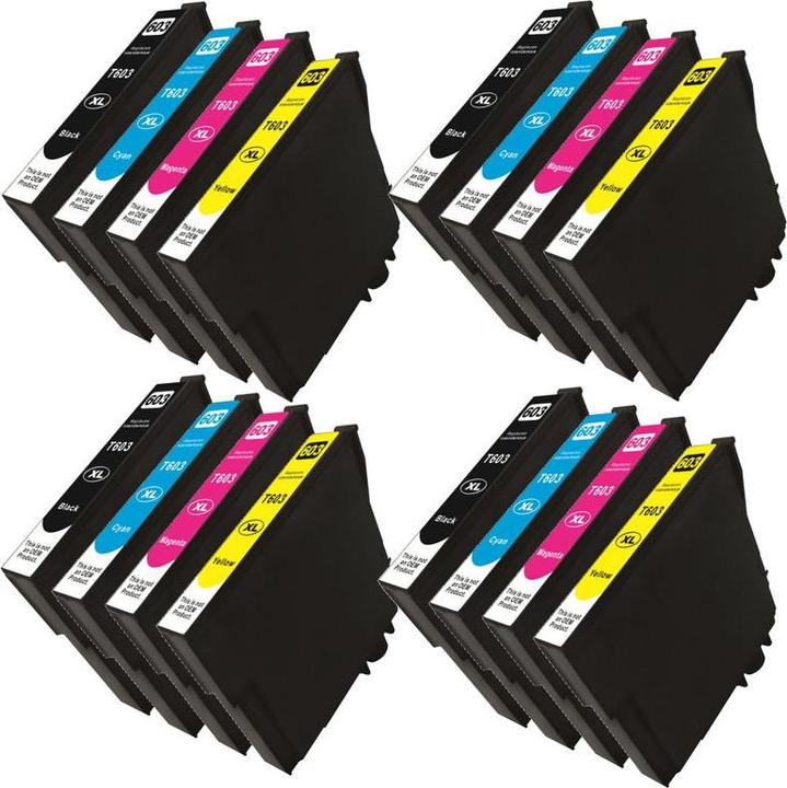 Produktbild Hermex Kompatible Tintenpatrone XL für Epson Expression Home XP-2105 (M, BK, Y, C)