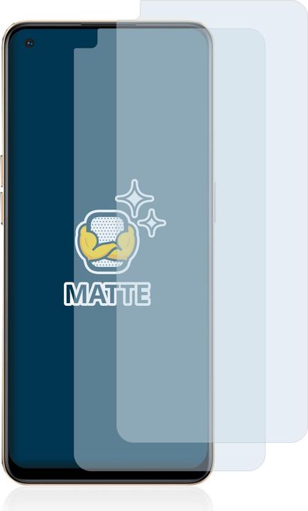 Actual product image BROTECT Anti-glare screen protector matt (2 Piece, Oppo Reno 7)