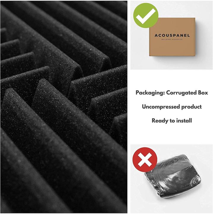 Produktbild Acouspanel Schaumstoffplatten (24 Stk.)