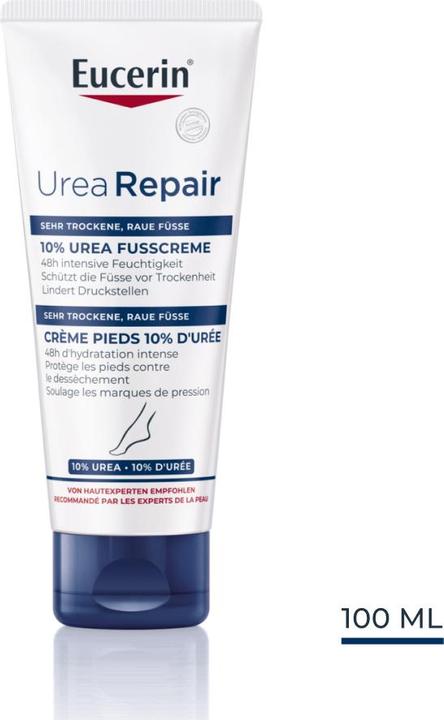 Produktbild Eucerin Urea Repair 10% Urea Fusscreme (Fusscrème & Fussgel, 100 ml)