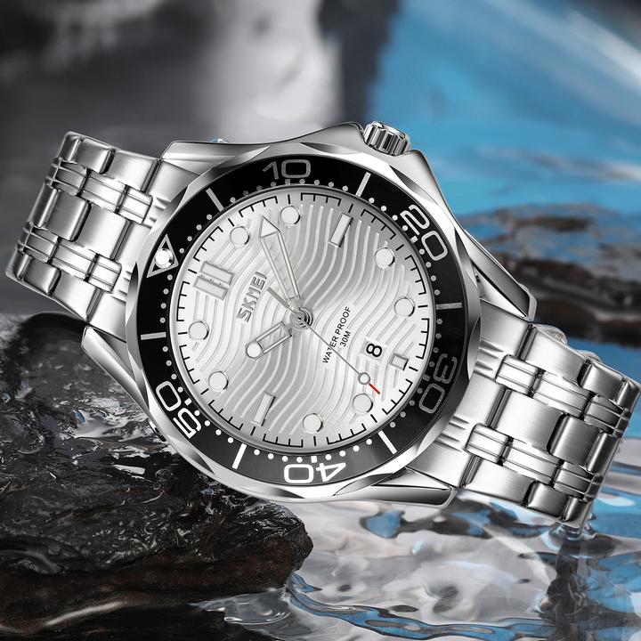Produktbild Skmei 9276SSISI Herrenuhr + BOX