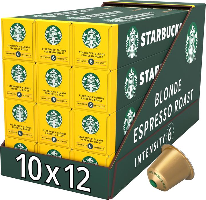 Starbucks Blonde Espresso Roast (120 x Port.)