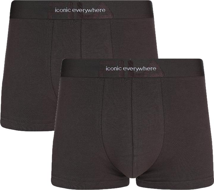 Produktbild FILA Man Boxer Elastic With Logo 2 Pieces Per Pack (XL, 2er Pack)