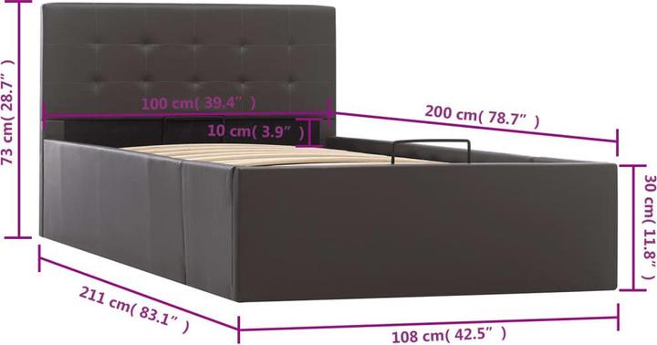 Image du produit VidaXL Bine (100 x 200 cm)