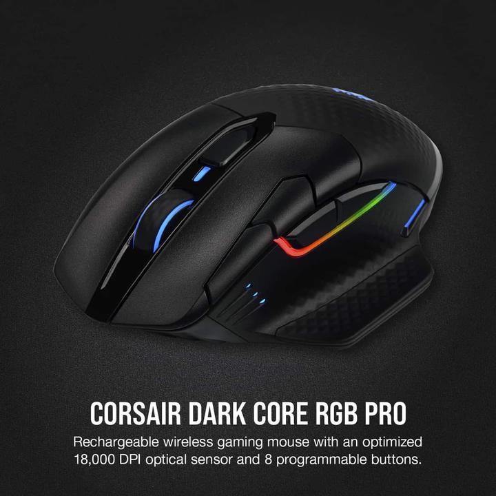 Produktbild Corsair Dark Core RGB Pro (Kabellos, Kabelgebunden)