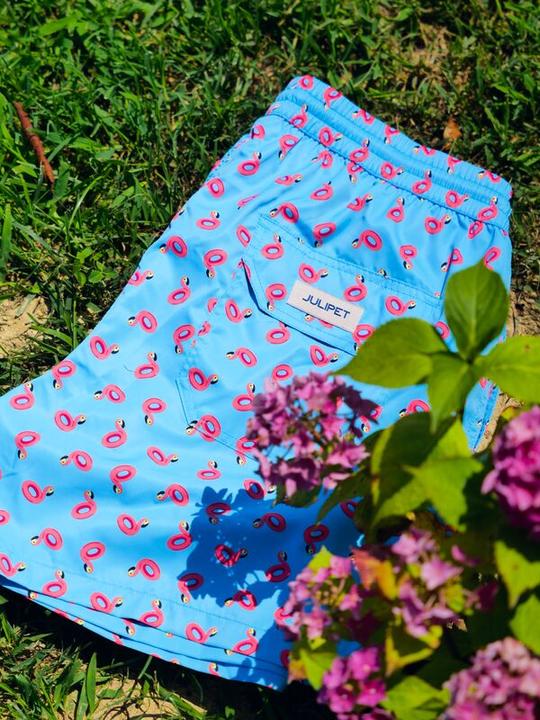 Produktbild Shiverpeaks JULIPET Badeshort Flamingos (XL)