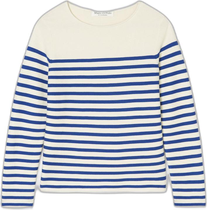 Marc O'Polo Streifen Boot-Ausschnitt Pullover Damen