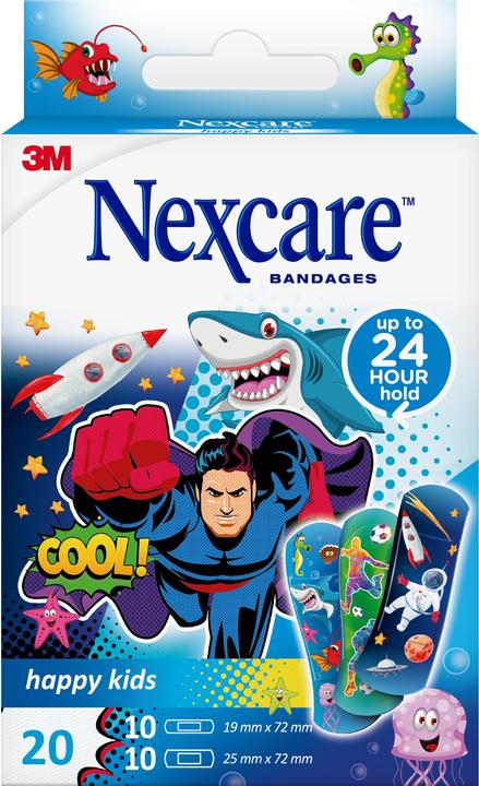 Produktbild Nexcare Happy Kids Cool Kinderplaster (20 x)