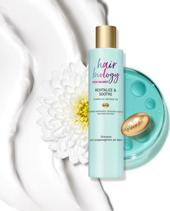 Produktbild Hair Biology Meno Balance Revitalize & Soothe (250 ml, Flüssiges Shampoo)