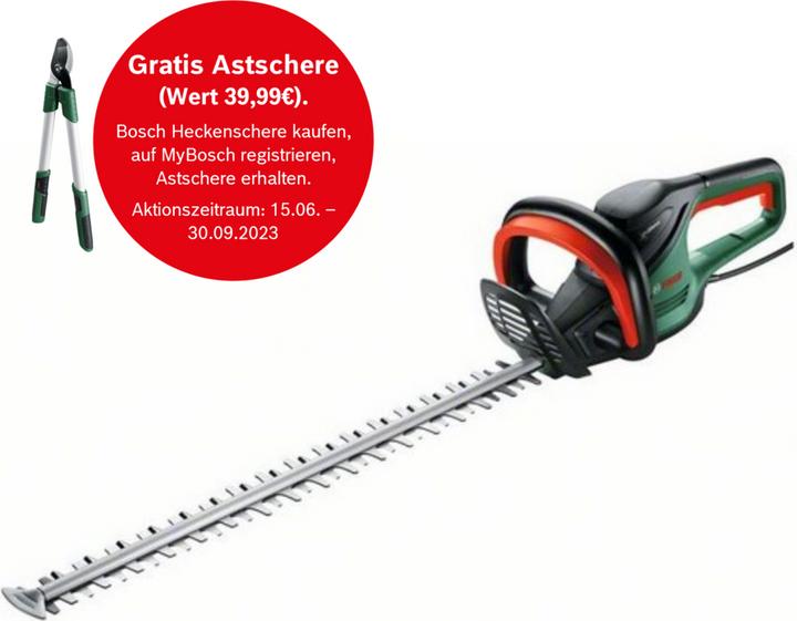 Immagine prodotto Bosch Home & Garden Tagliasiepi elettrico AdvancedHedgeCut 65 (Tagliasiepi elettrica)